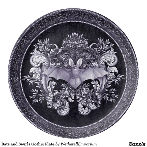 goth plates|gothic plate for sale.